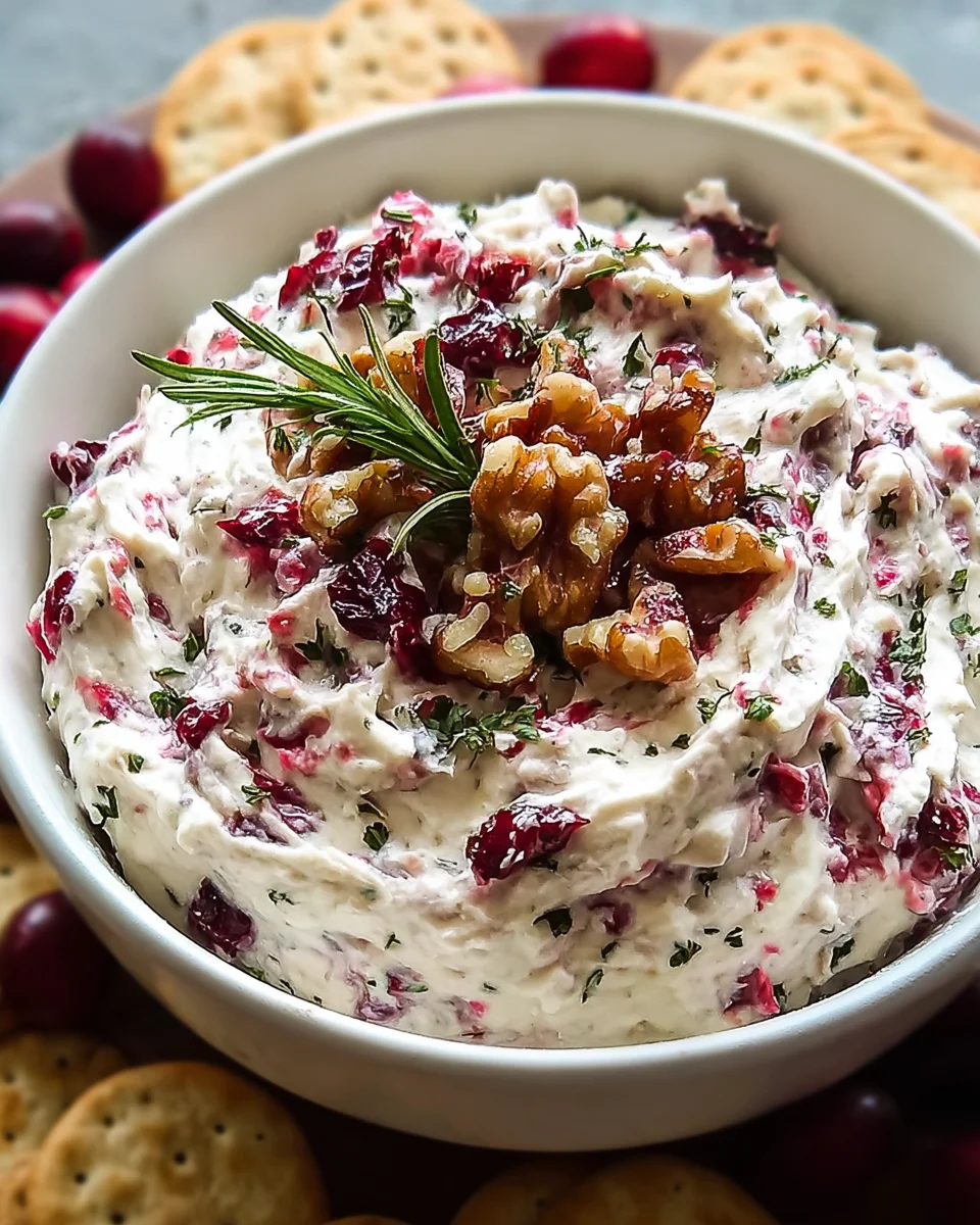 Cranberry Whipped Feta Dip – Festlicher Appetizer Genuss