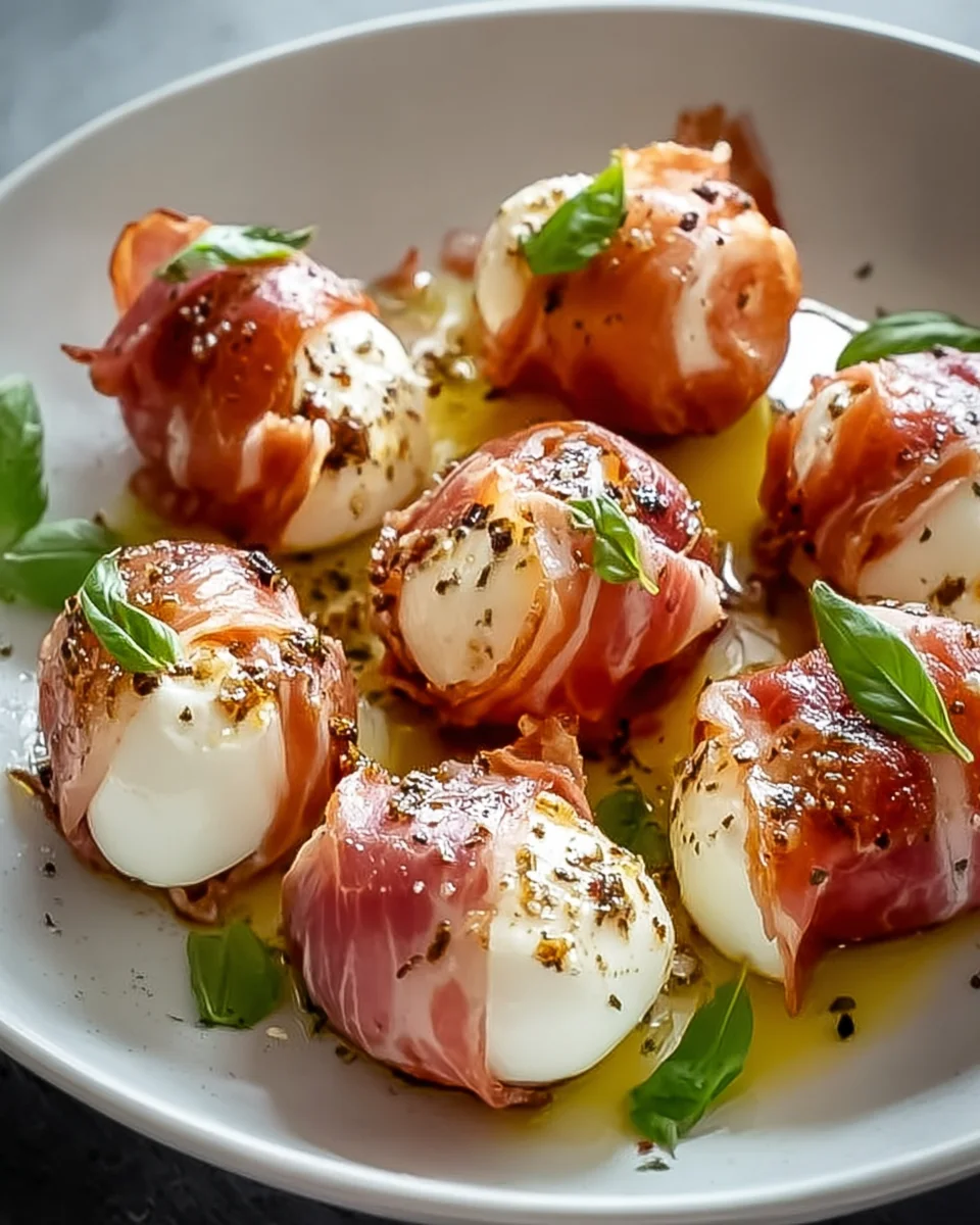 Beef Prosciutto Wrapped Mozzarella Bites: Ein Genussrezept!