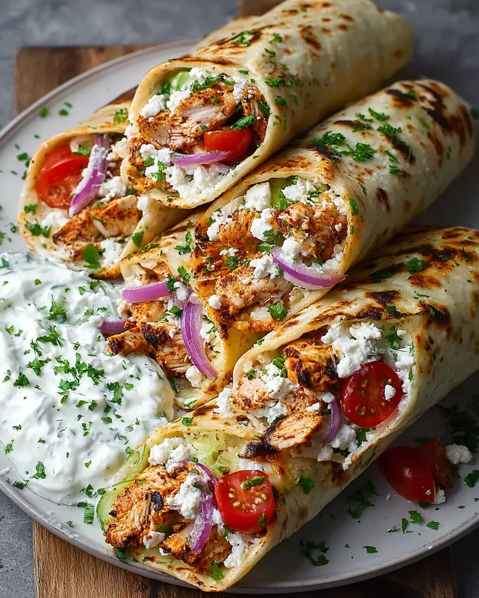 Griechische Kipwraps mit Tzatziki – Ein einfaches Rezept!
