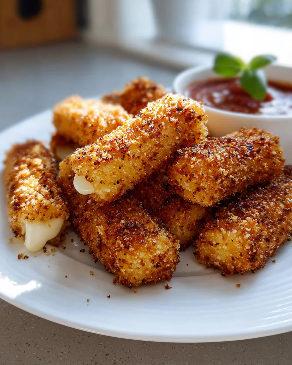 Air Fryer Mozzarella Sticks: Knuspriger Snack in Minuten!