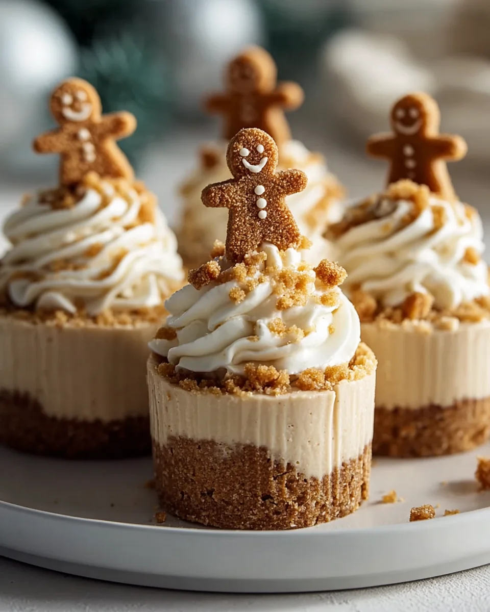 No Bake Gin-Extrakt Lebkuchen Cheesecake Cups Rezept
