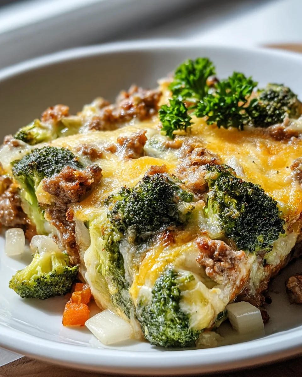 Fitness Auflauf mit Brokkoli und Hackfleisch – Gesund & Lecker!