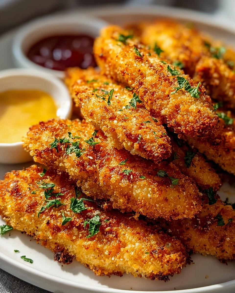 Schnelles Rezept: Knusprige Hähnchenstreifen aus dem Air Fryer