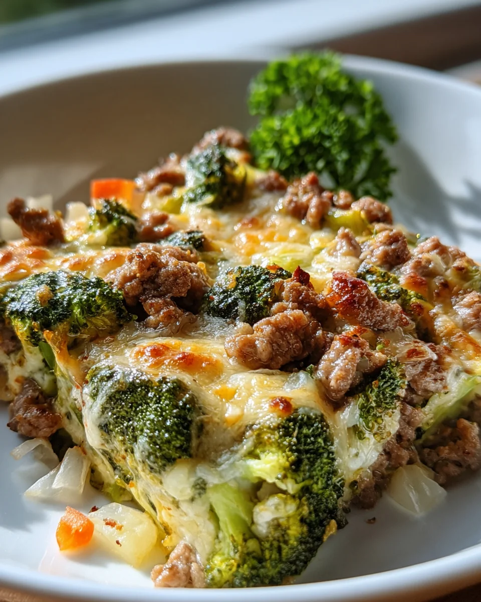 Fitness Auflauf mit Brokkoli und Hackfleisch – Gesund & Lecker!