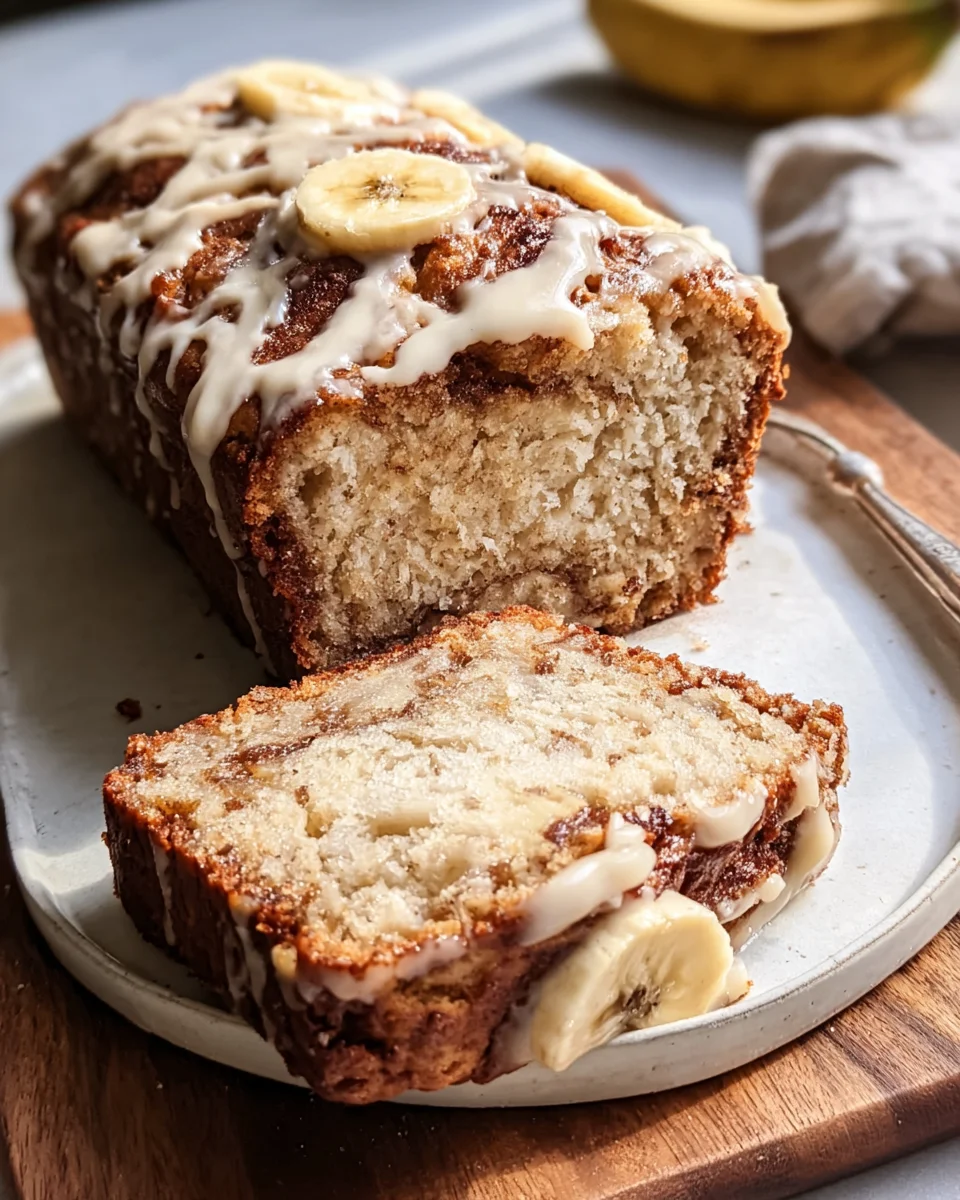 Leckeres Cinnamon Roll Bananenbrot: Ein Genuss für jeden Tag!