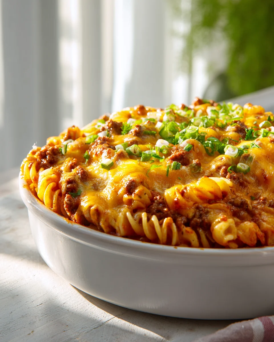 Ground Beef Cheeseburger Mac Bake: Einfach, cremig, lecker!