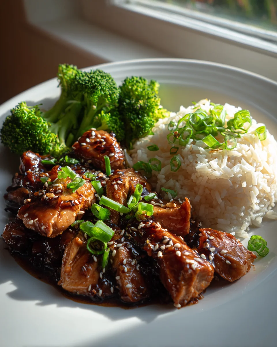 Gesundes Chicken Teriyaki: Lecker mit Brokkoli und Reis!