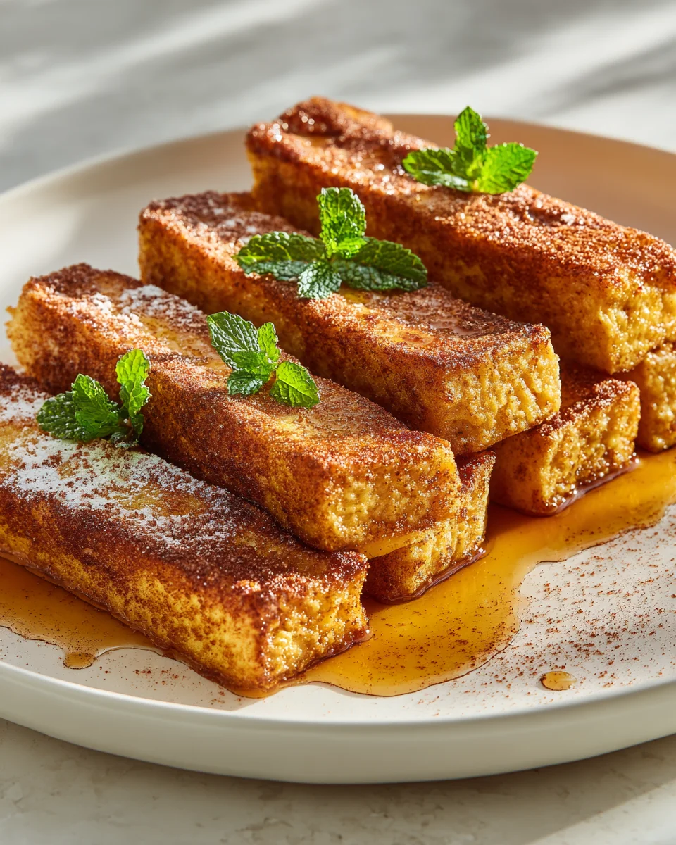 Kürbis French Toast Sticks: Schnell & lecker in Minuten!