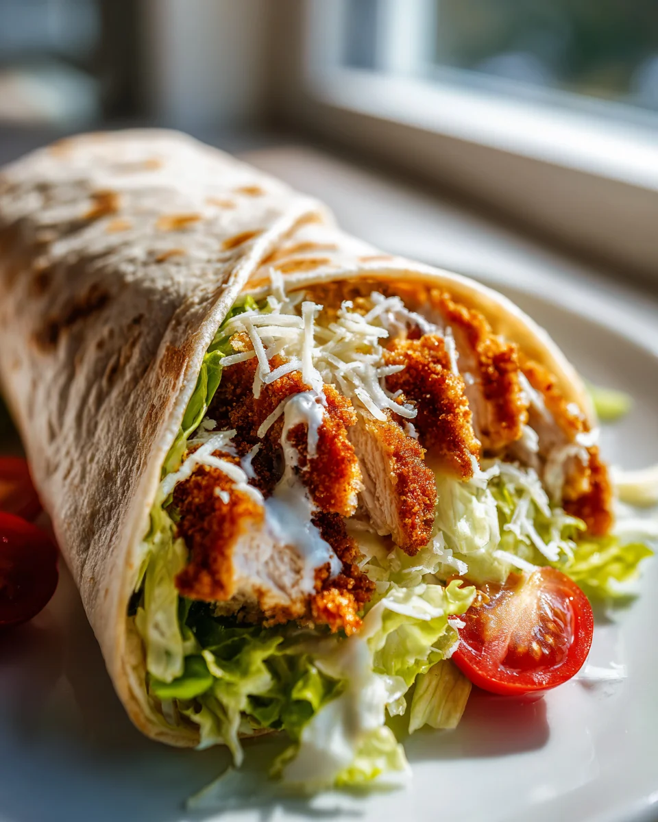 Knusprige Chicken Caesar Wraps: Blitzschnell & unwiderstehlich!