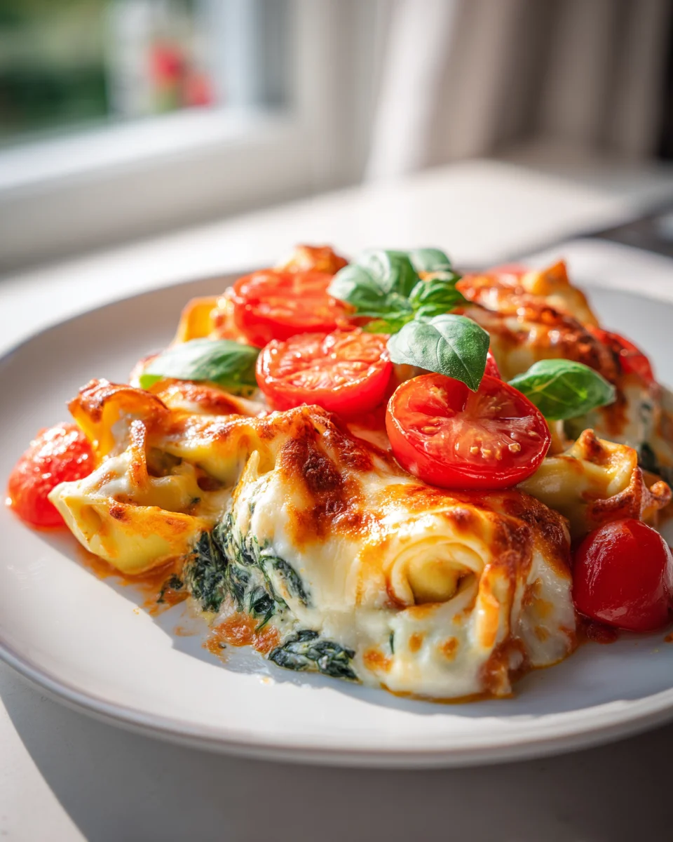 Tortellini Auflauf: Tomate, Mozzarella – Cremig & Lecker!