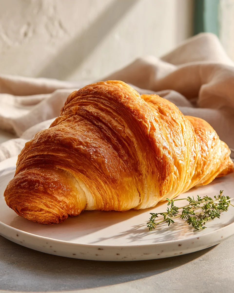 Bestes Croissant Rezept: Perfekt fluffig & goldbraun backen.
