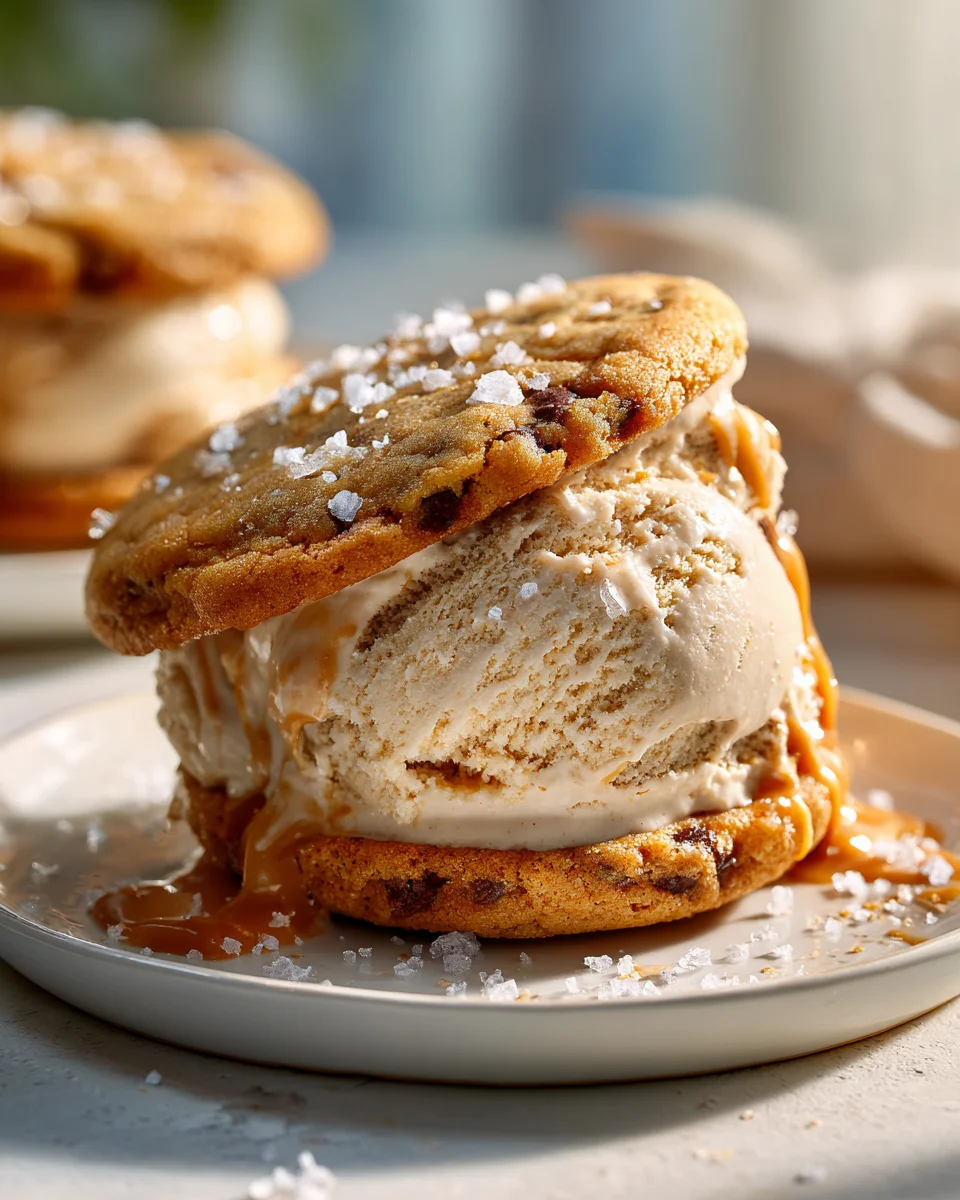 Rezept: Salted Caramel Ice Cream Sandwiches – Himmlischer Genuss!