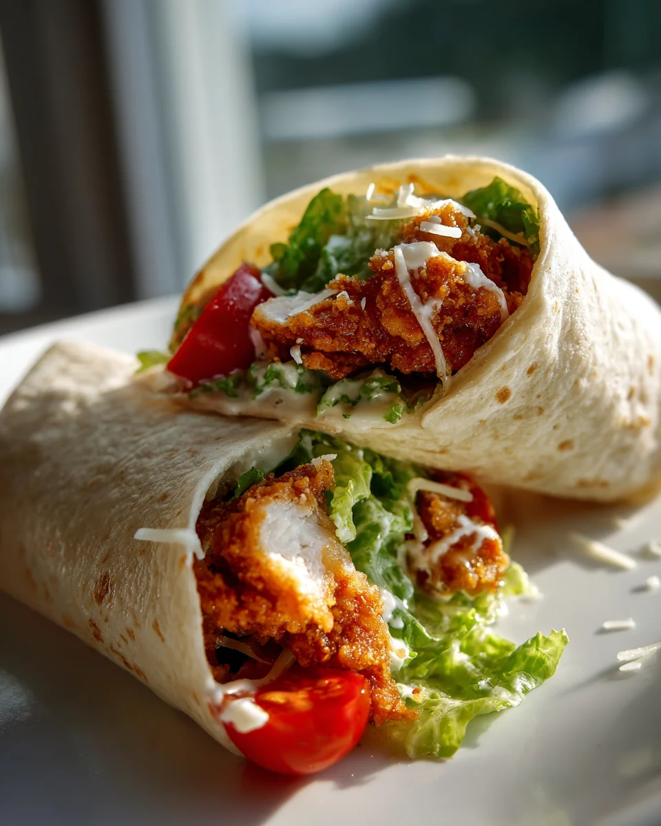 Knusprige Chicken Caesar Wraps: Blitzschnell & unwiderstehlich!