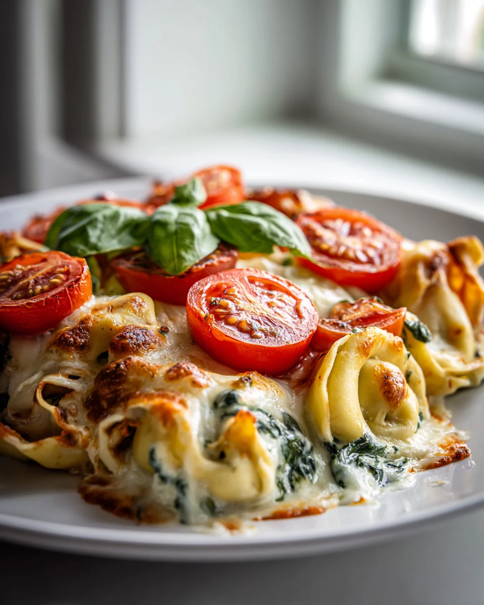 Tortellini Auflauf: Tomate, Mozzarella – Cremig & Lecker!