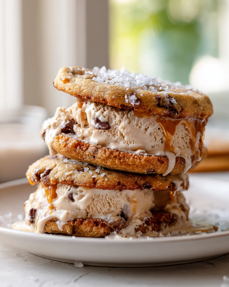 Rezept: Salted Caramel Ice Cream Sandwiches – Himmlischer Genuss!