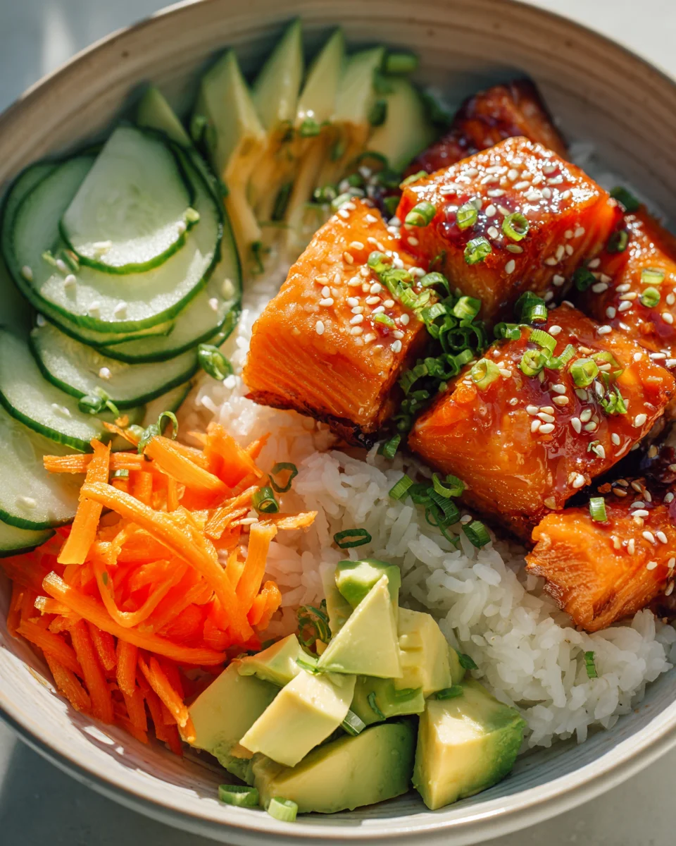 Knusprige Lachs Bowls: Gesund, lecker und einfach zubereiten!