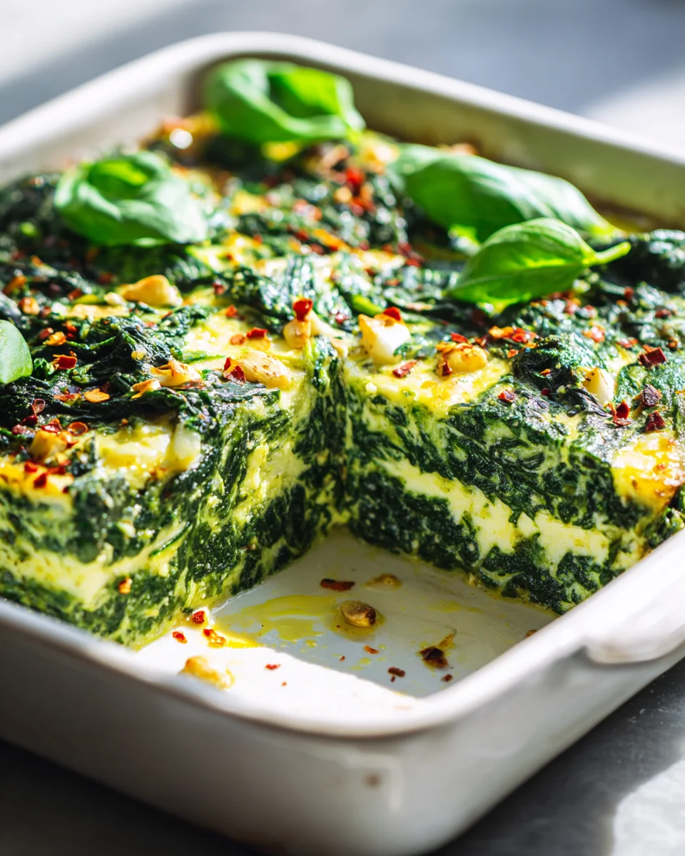 Veganer Spinat Auflauf mit Cashewcreme: Gesund & Köstlich!