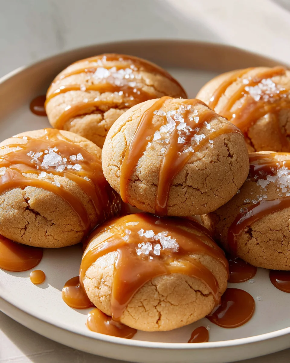 Unwiderstehliche Salty Caramel Cookies: Schnell & einfach.