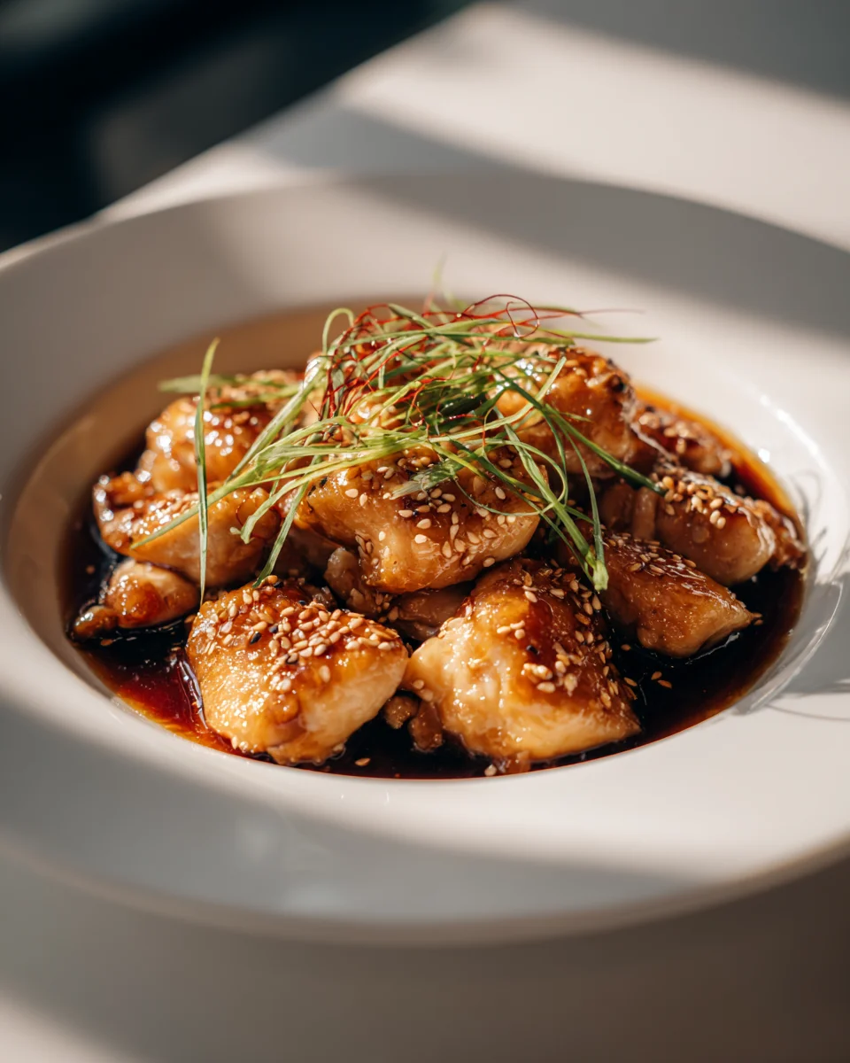 Karamellisiertes Sesam Hähnchen Rezept – unwiderstehlich lecker!