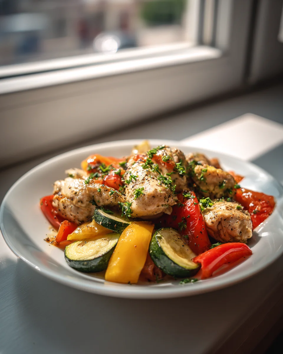 Leckere Hähnchenpfanne mit Gemüse - Schnell und Gesund!