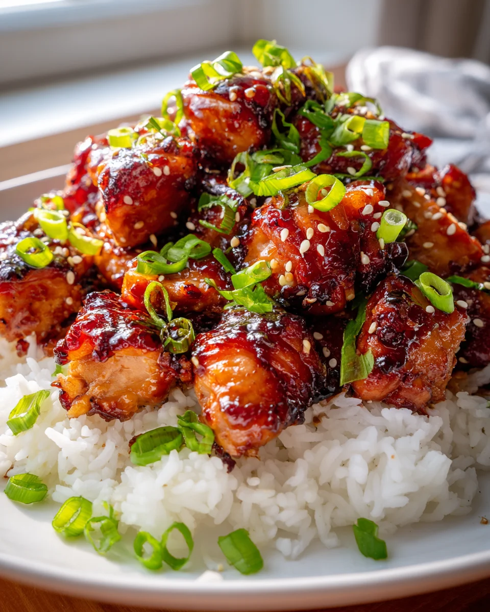 Char Siu Chicken: Dein saftiges Hähnchen mit süß-würziger Glasur.