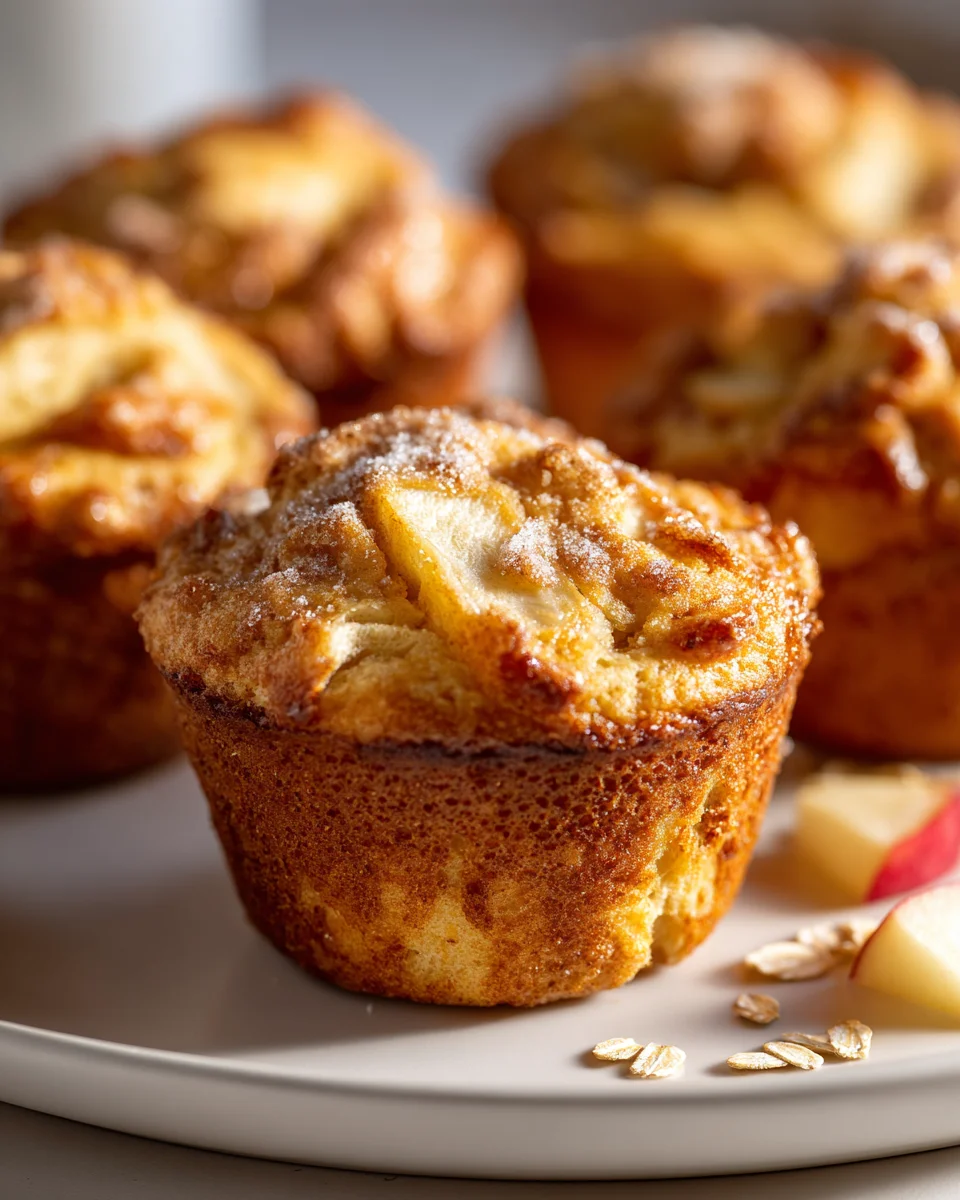 Saftige Apfel-Zimt Haferstrudel Muffins – unwiderstehlich!