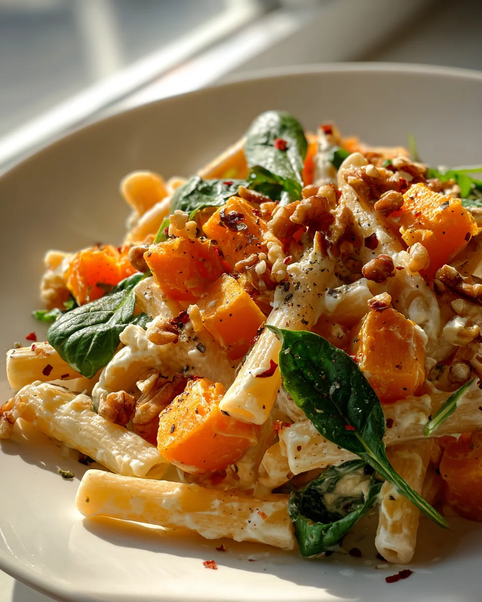 Kürbis Feta Pasta: Herbstliches Wohlfühlessen leicht gemacht!