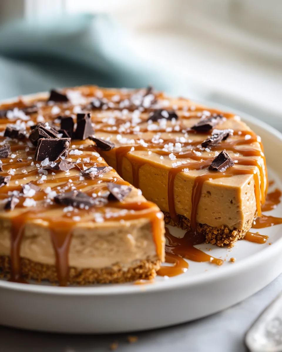 Verführerischer Salzkaramell No Bake Pie: Schnell gemacht!
