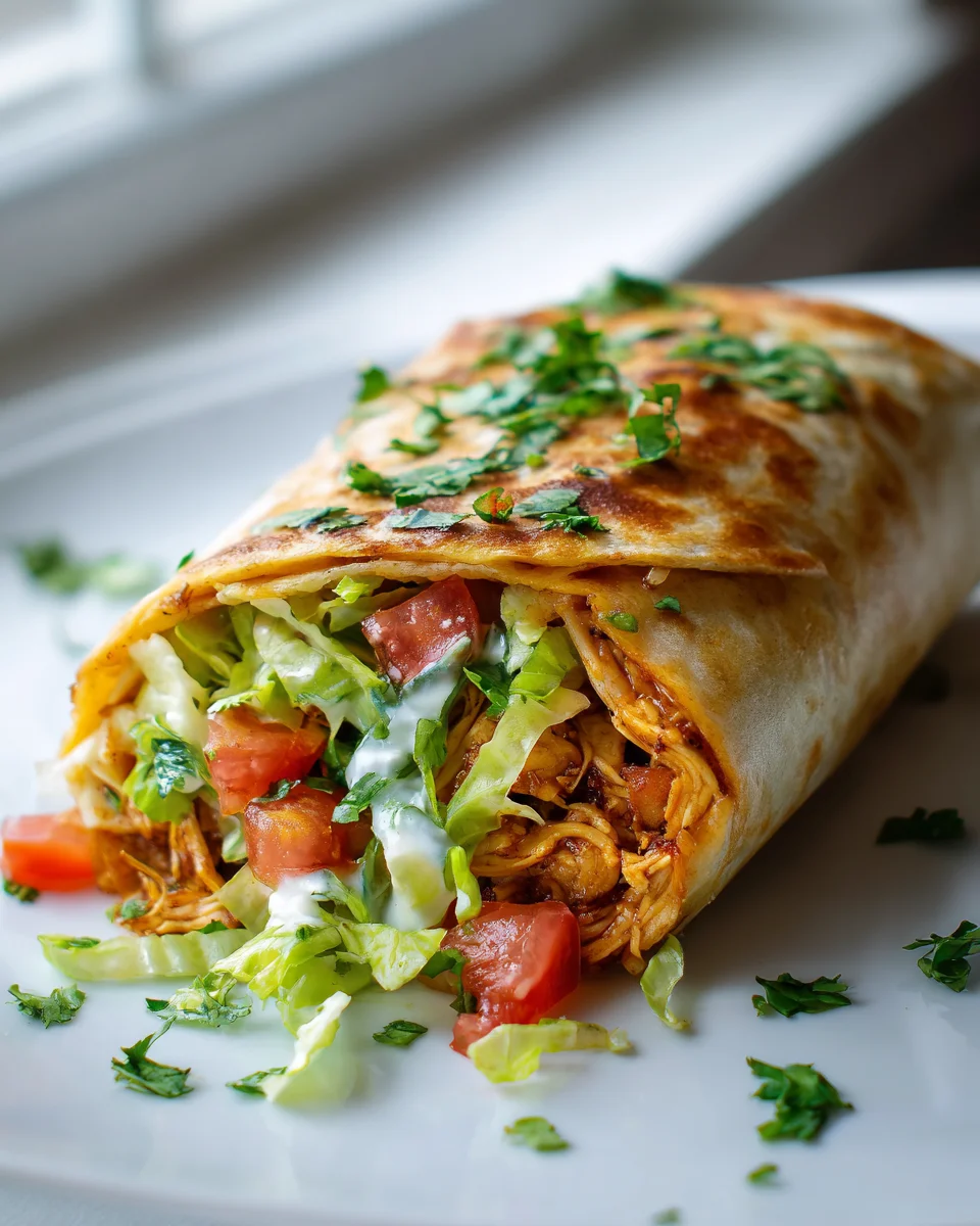 Cremige Hähnchen Avocado Ranch Burritos – Schnell & Lecker