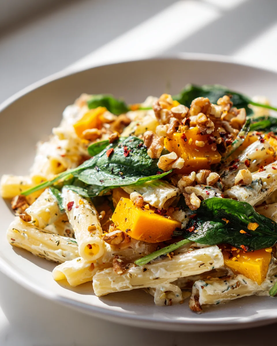 Kürbis Feta Pasta: Herbstliches Wohlfühlessen leicht gemacht!