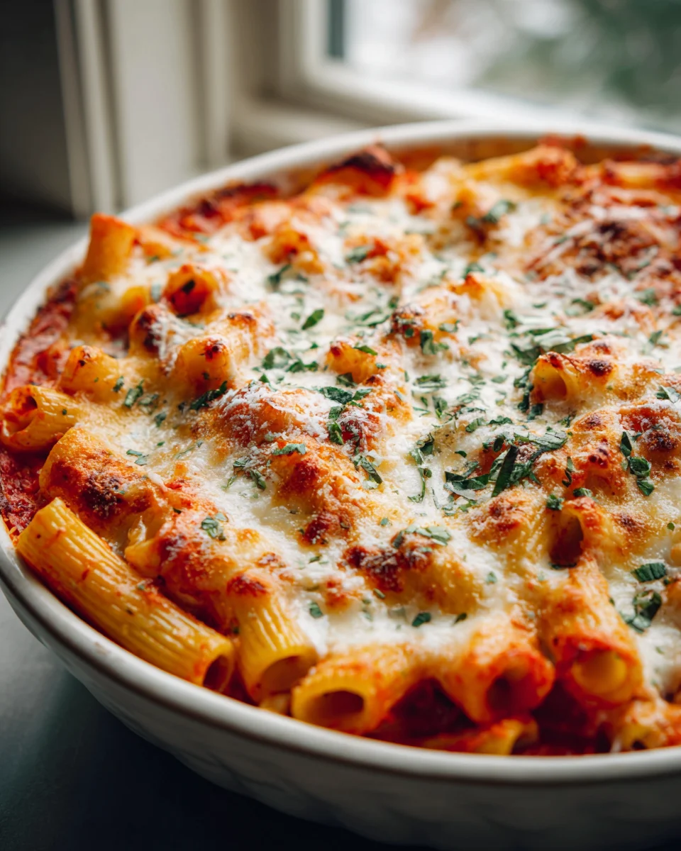 Rigatoni Ofenpfanne: Schnell, einfach & super lecker!