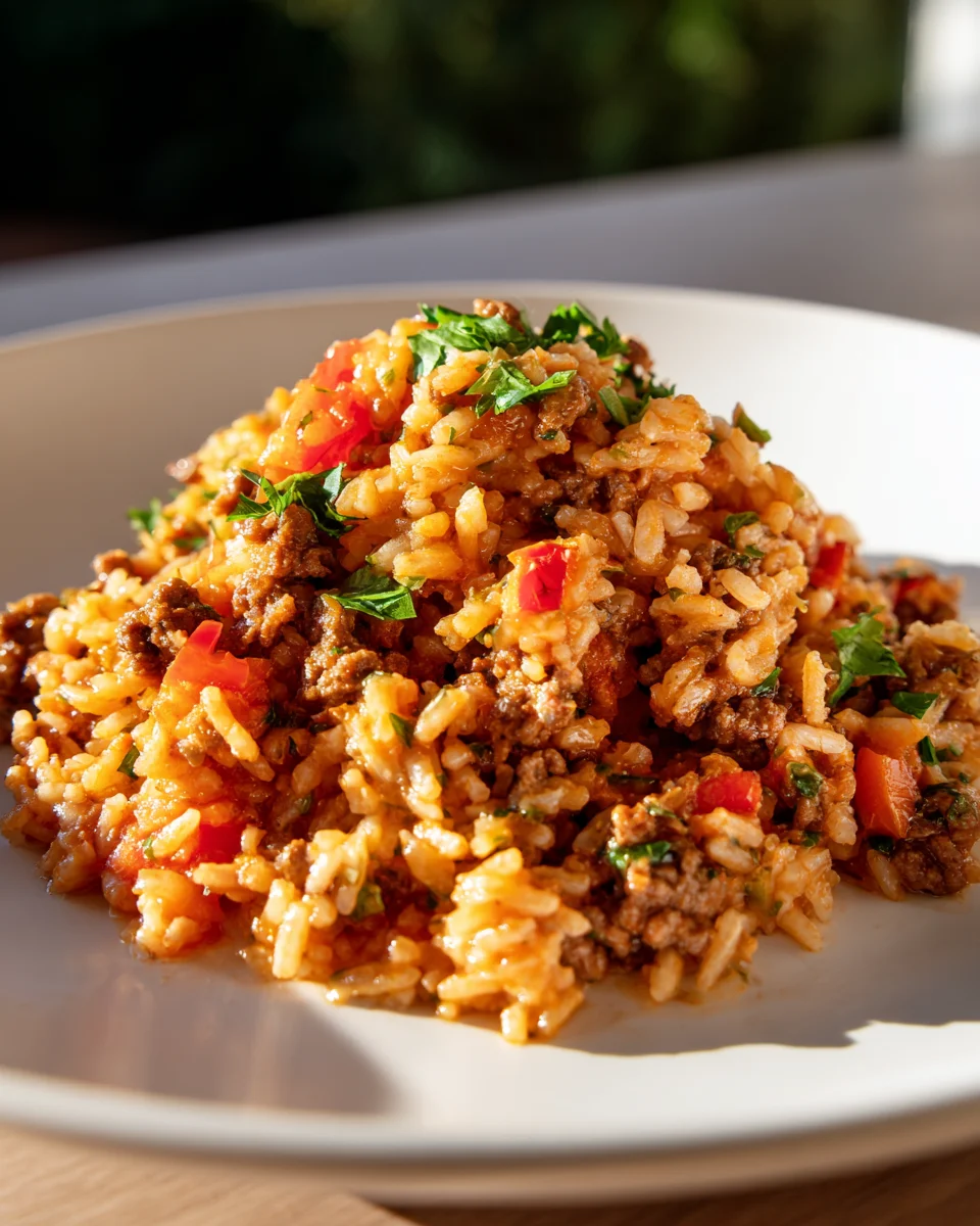 Serbisches Reisfleisch – Cremig & Würzig mit Hackfleisch