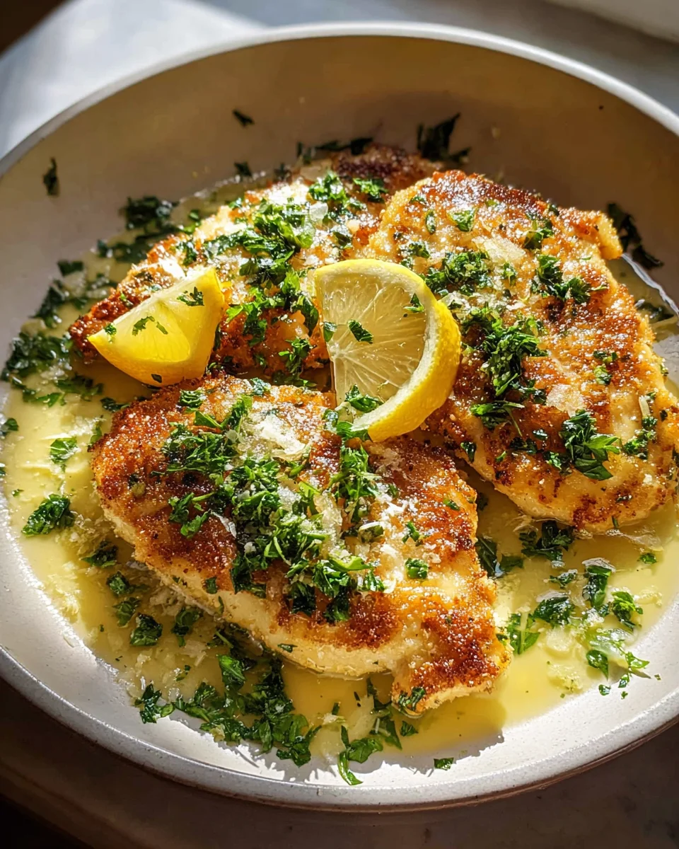 Zitronen Parmesan Pfannenhähnchen – Einfach & Lecker!