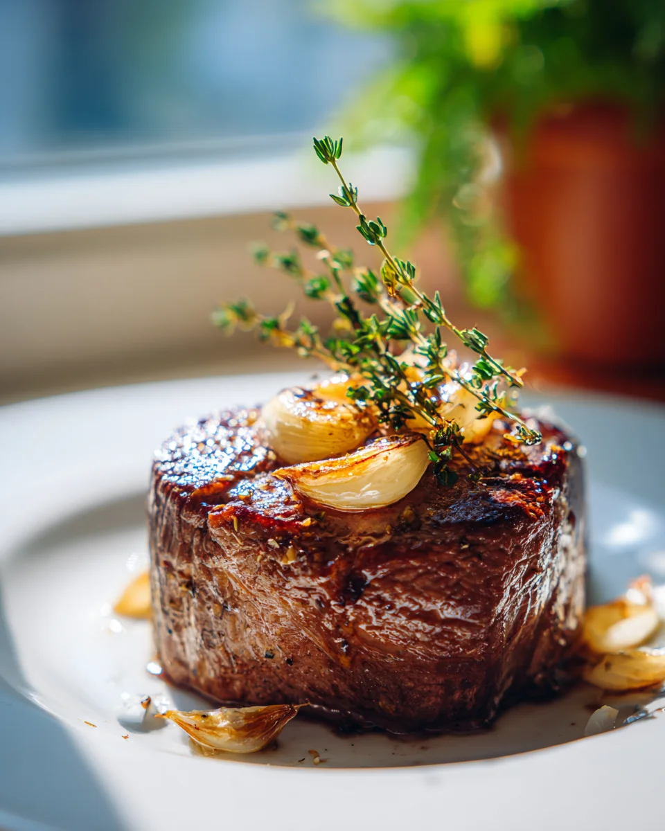Rinderfilet aus dem Ofen: Saftig mit Thymian & Knoblauch