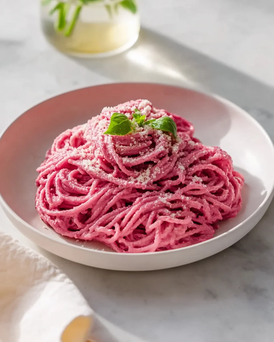 Gesunde Vegane Rosa Pasta: So gut, so schön, so einfach!