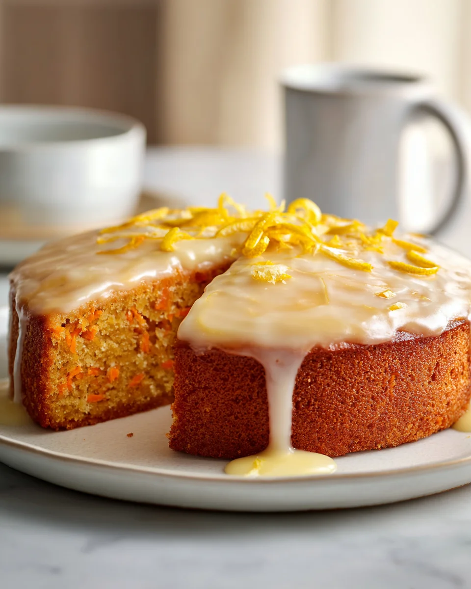 Bester Karottenkuchen ohne Nüsse – Mit himmlischer Zitronenglasur