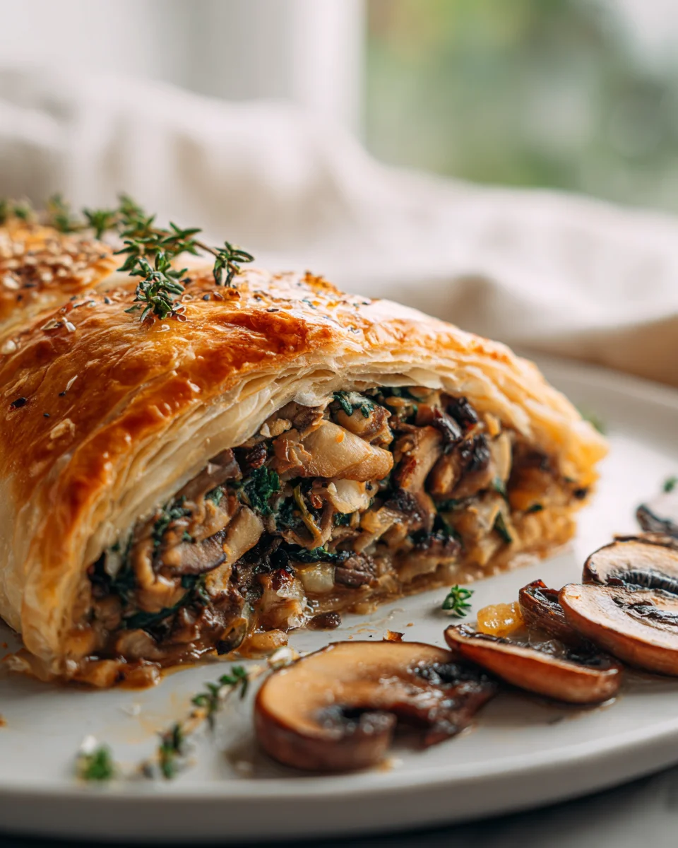 Vegetarischer Pilz Wellington: Dein Weihnachts-Festessen