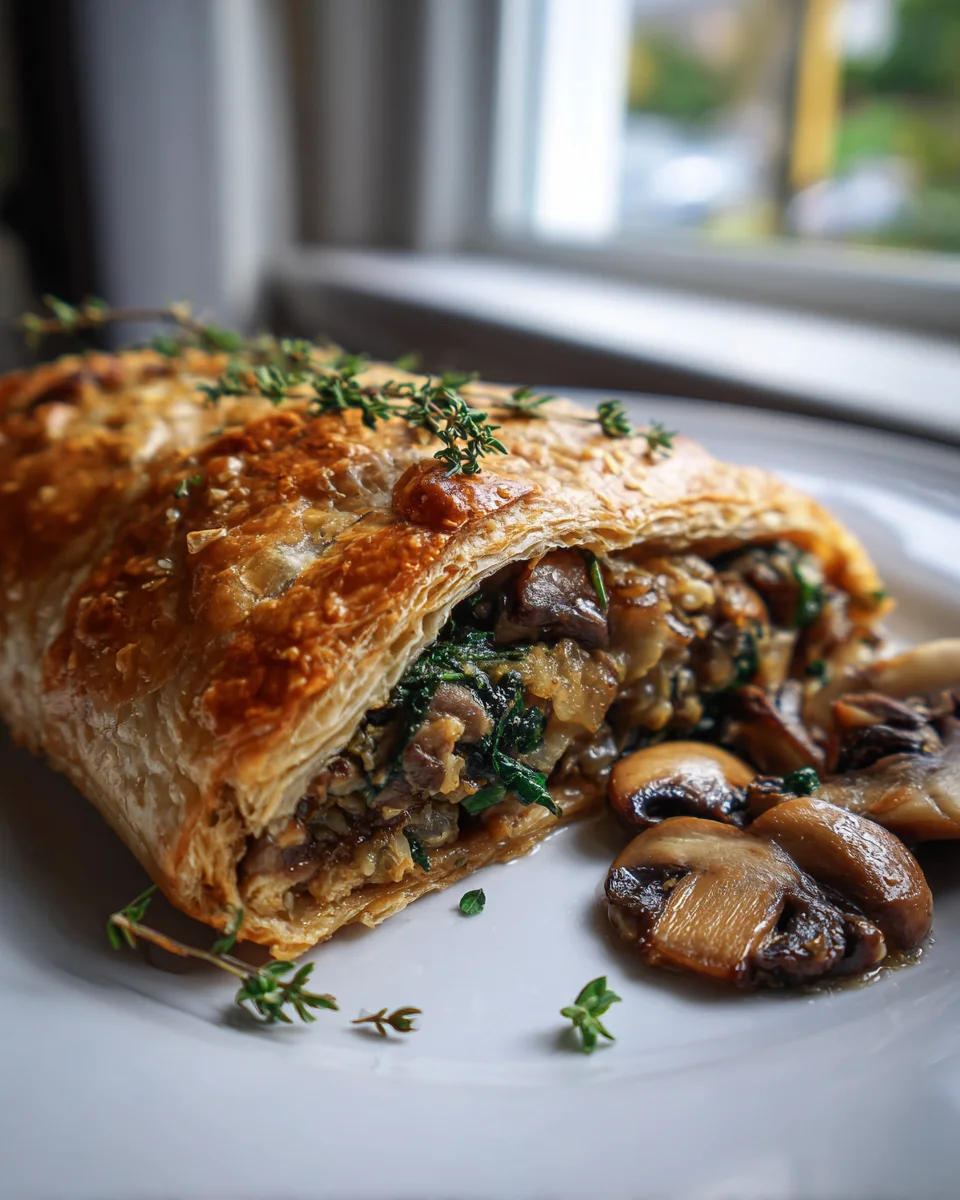 Vegetarischer Pilz Wellington: Dein Weihnachts-Festessen