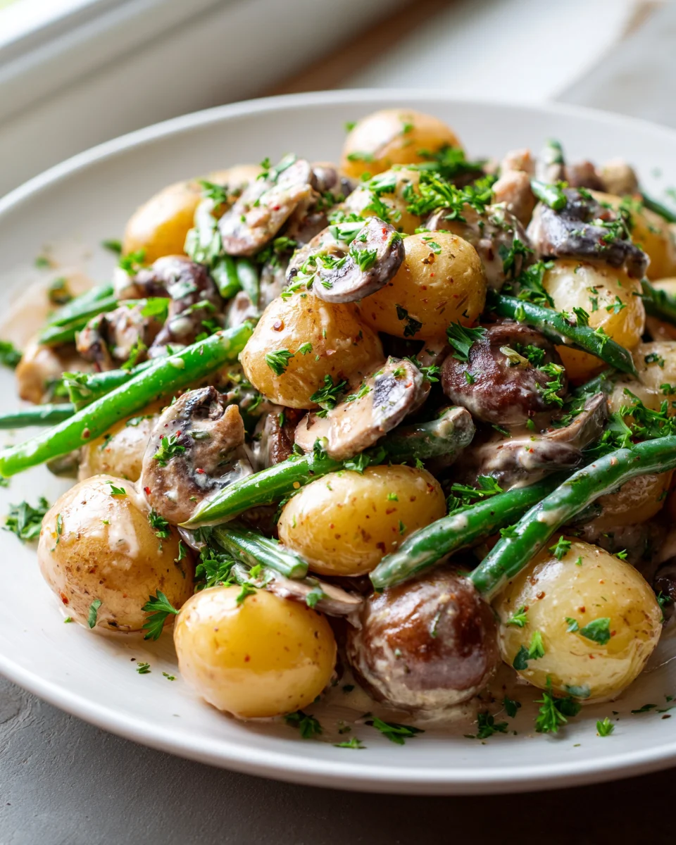 Leckere Kartoffel Pilz Pfanne mit Bohnen – Schnell & Vegetarisch