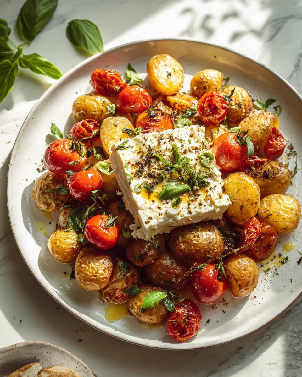 Gesunde Ofenkartoffeln Feta Rezept: Schnell, einfach & lecker!