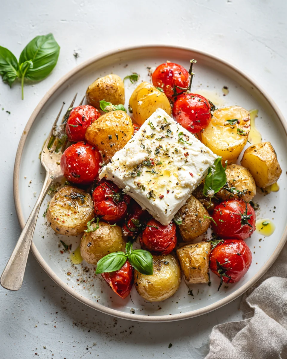 Gesunde Ofenkartoffeln Feta Rezept: Schnell, einfach & lecker!