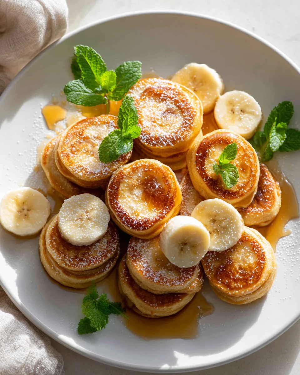 Fluffige Mini Bananen Pancake Bites – Einfach unwiderstehlich!