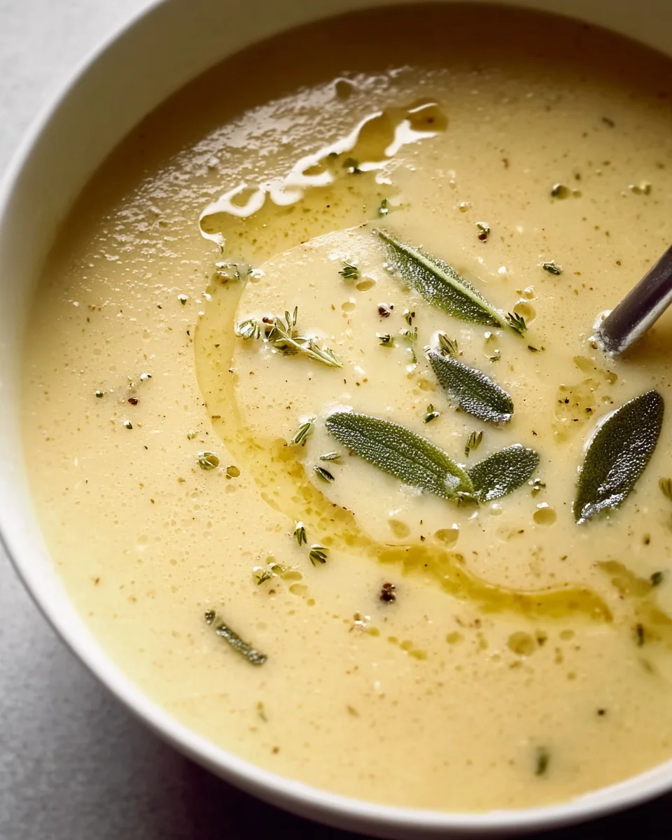 Traditionelle Französische Knoblauchsuppe Landhausstil