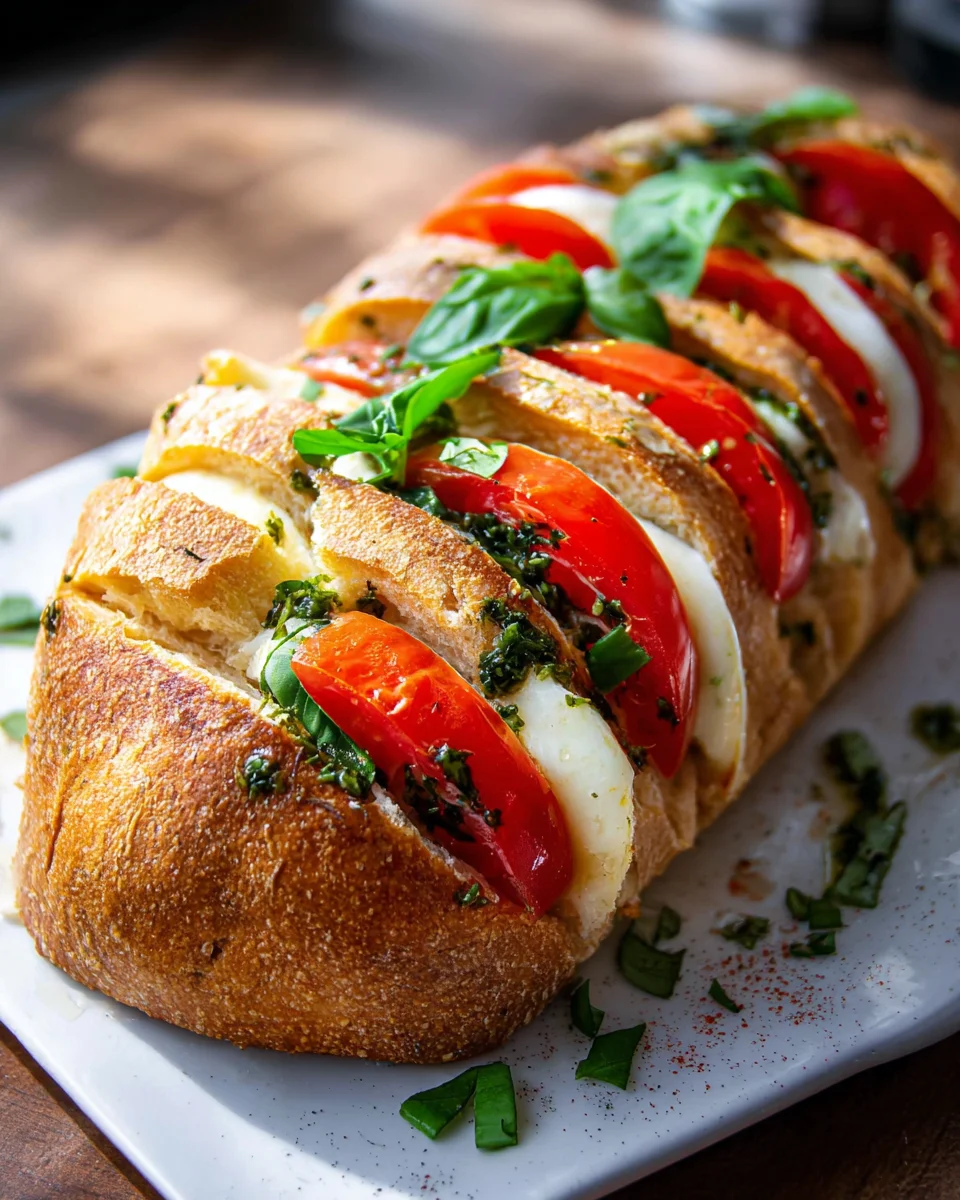 Leckeres Fächerbaguette: Knusprig und einfach selbstgemacht!