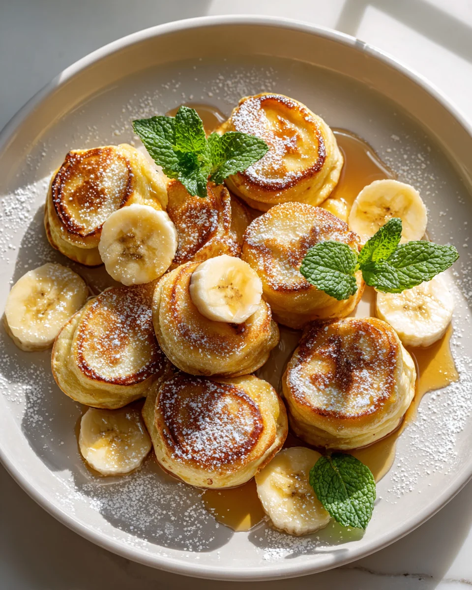 Fluffige Mini Bananen Pancake Bites – Einfach unwiderstehlich!