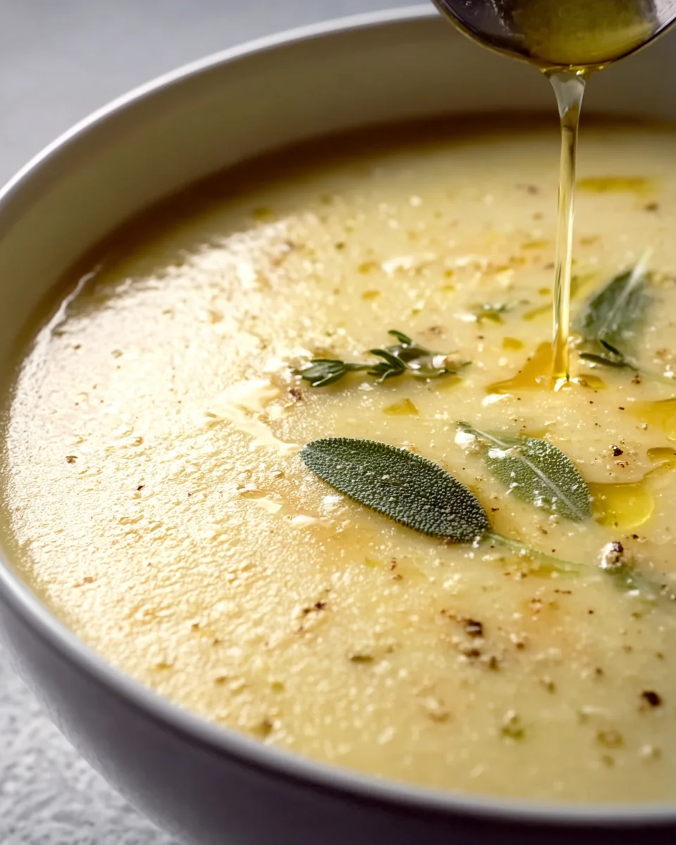 Traditionelle Französische Knoblauchsuppe Landhausstil