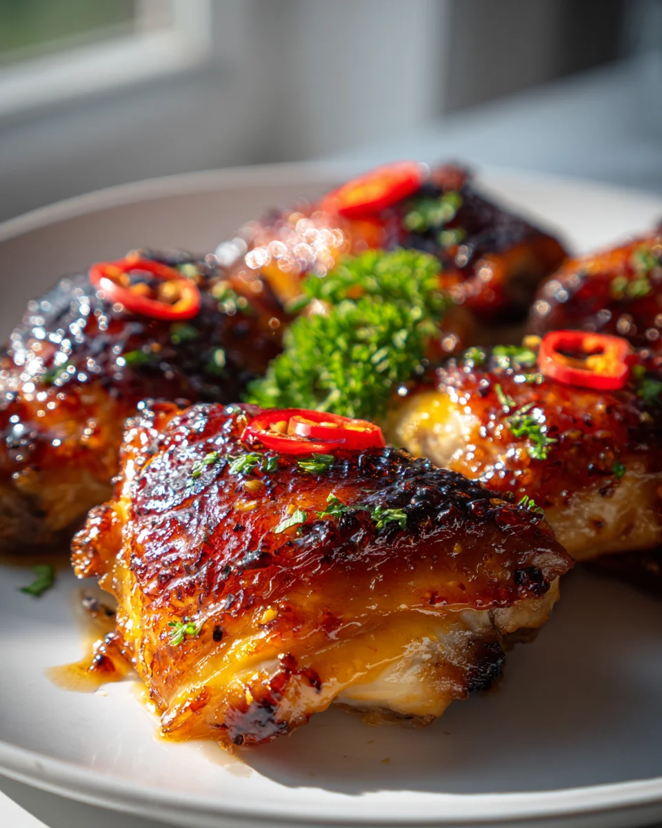 Knuspriges Hot Honey Chicken aus dem Ofen: Schnell & Lecker