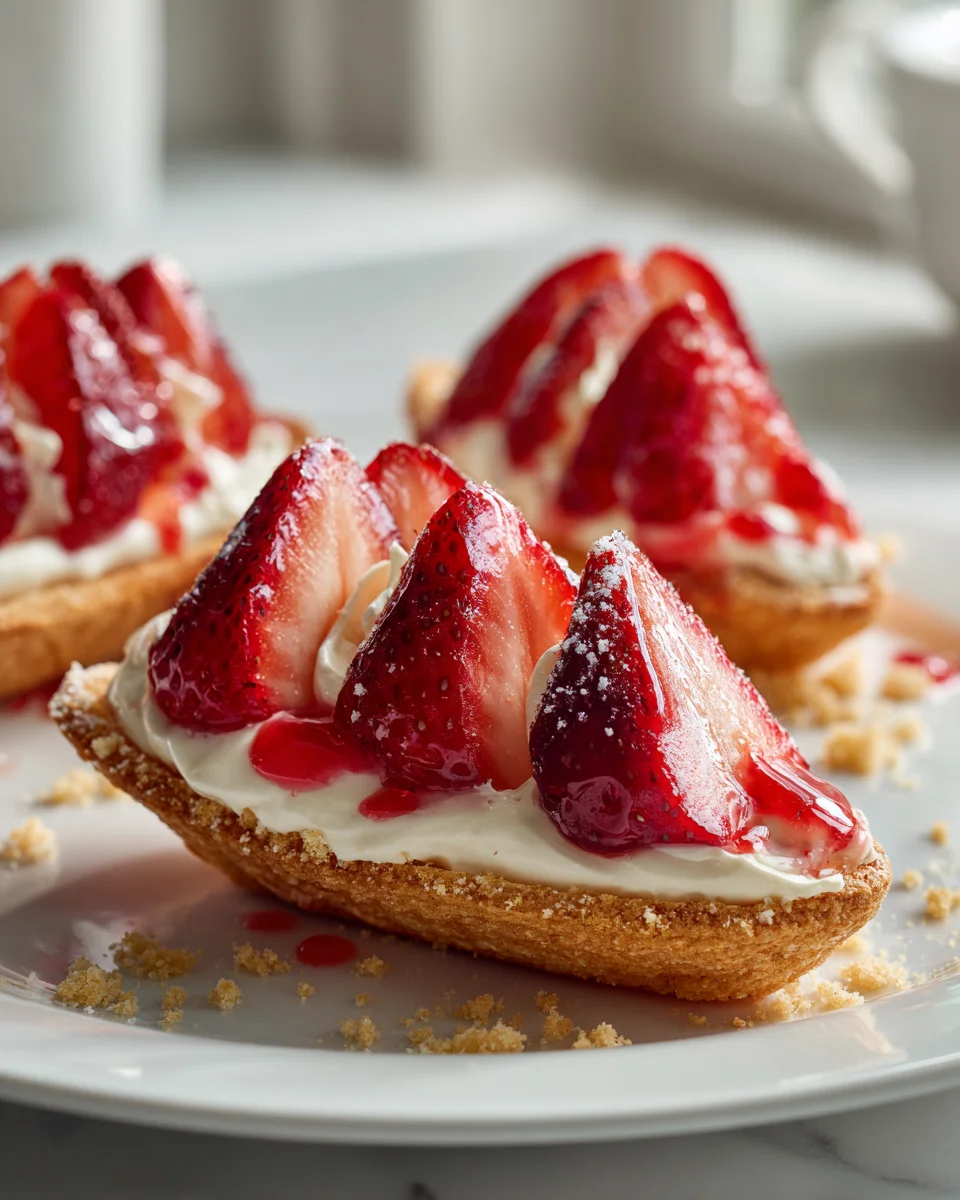 Strawberry Cookie Boats Rezept: Fruchtig, süß & unwiderstehlich