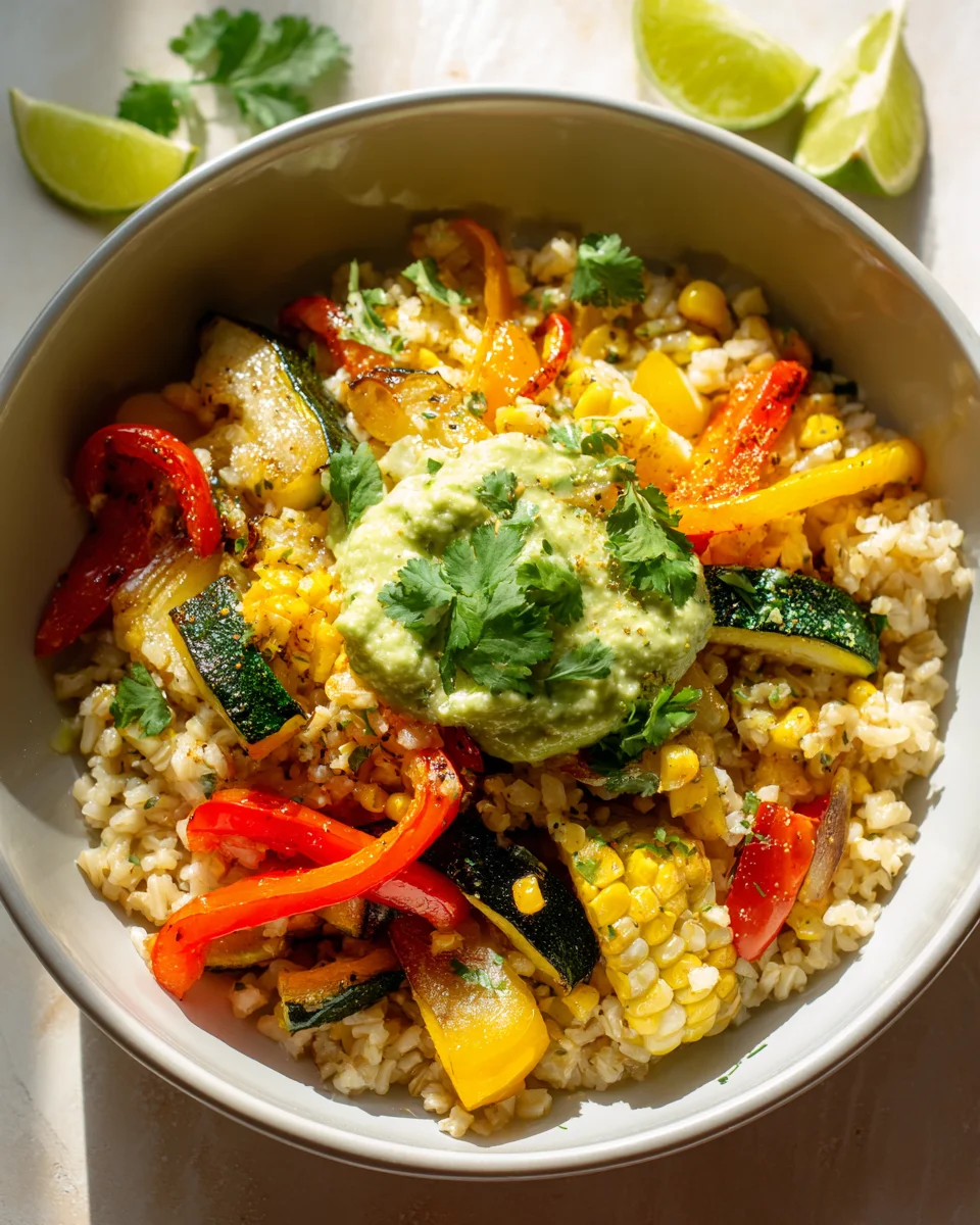 Mexikanische Veggie Reis Bowl: Schnell & Gesund genießen!