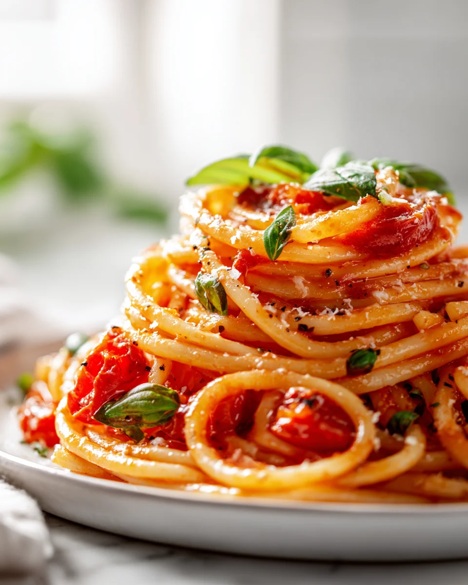 Mini Cremige Tomaten Knoblauch Pasta im Glas – Schnell & Lecker